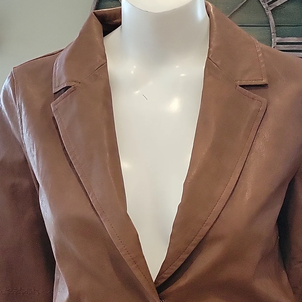 Anthropologie Hayden Faux Leather Jacket. - Picture 6 of 16